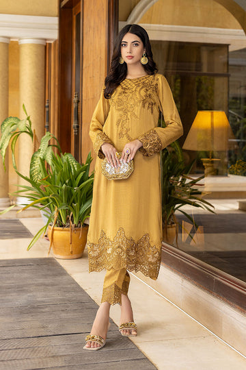 Azure Mustard Charm Luxury Prets 2022 Online Shopping